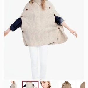 Jcrew poncho NWT xxs
